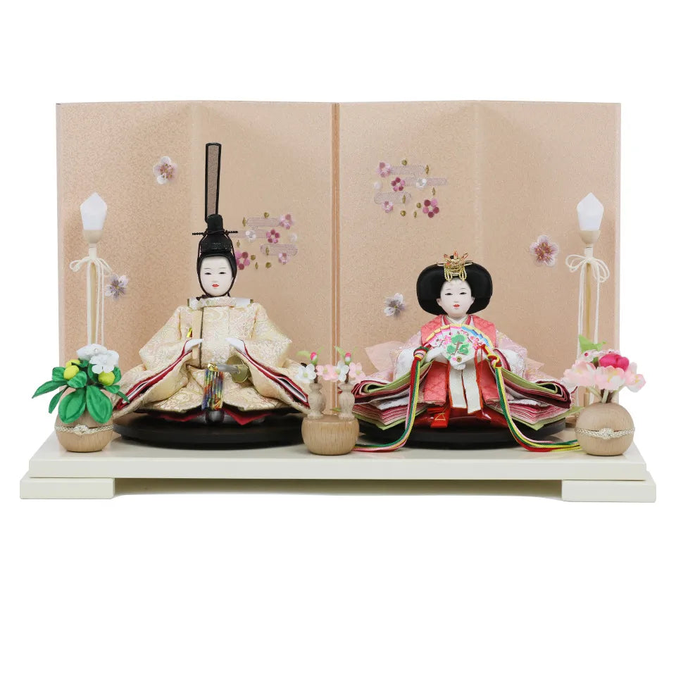 さくら 【小春日飾台・梅かすみ屏風】