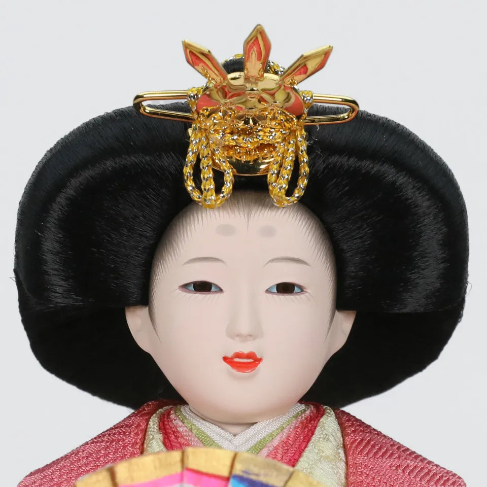 鶴の白【わのか収納飾台・梅かすみ屏風】