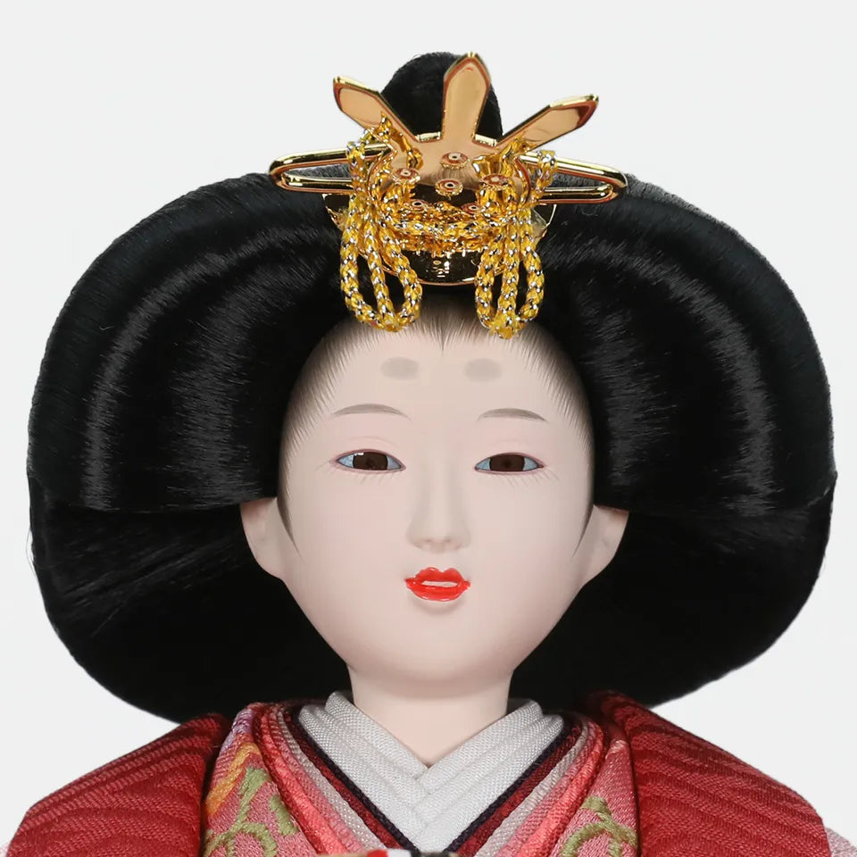鶴の春 【和楽収納飾台・屛風】