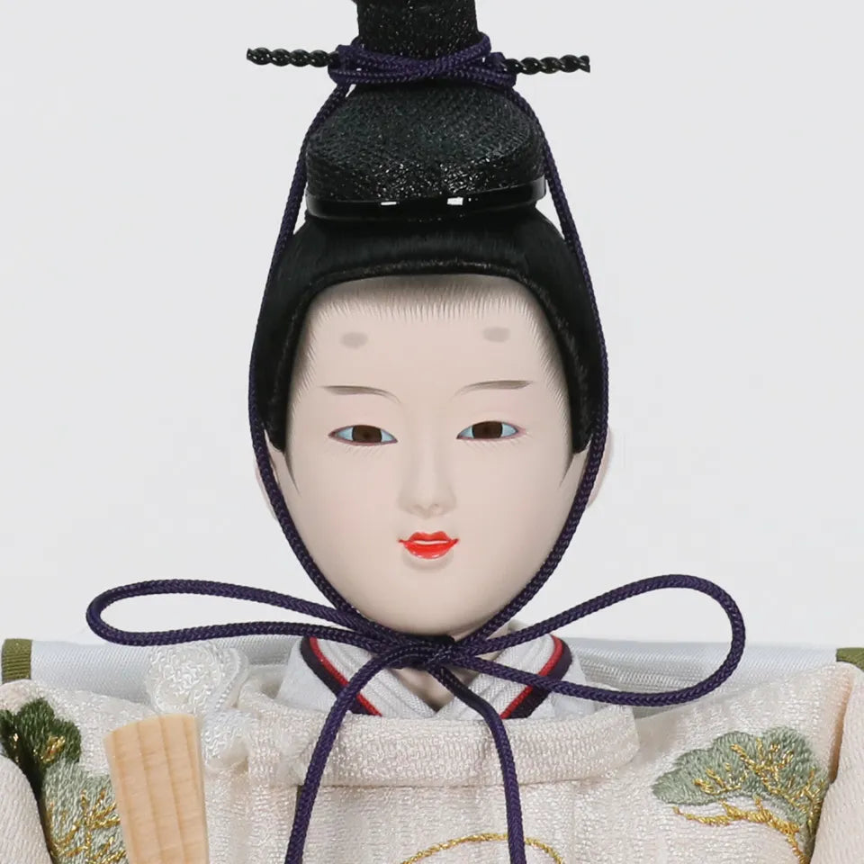 鶴の春 【和楽収納飾台・屛風】