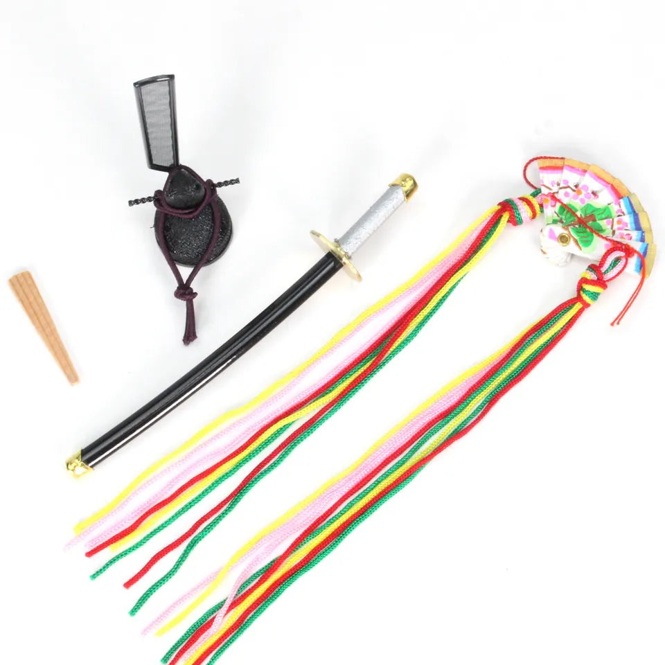 鶴の藤 【あかね飾台・円金屏風】