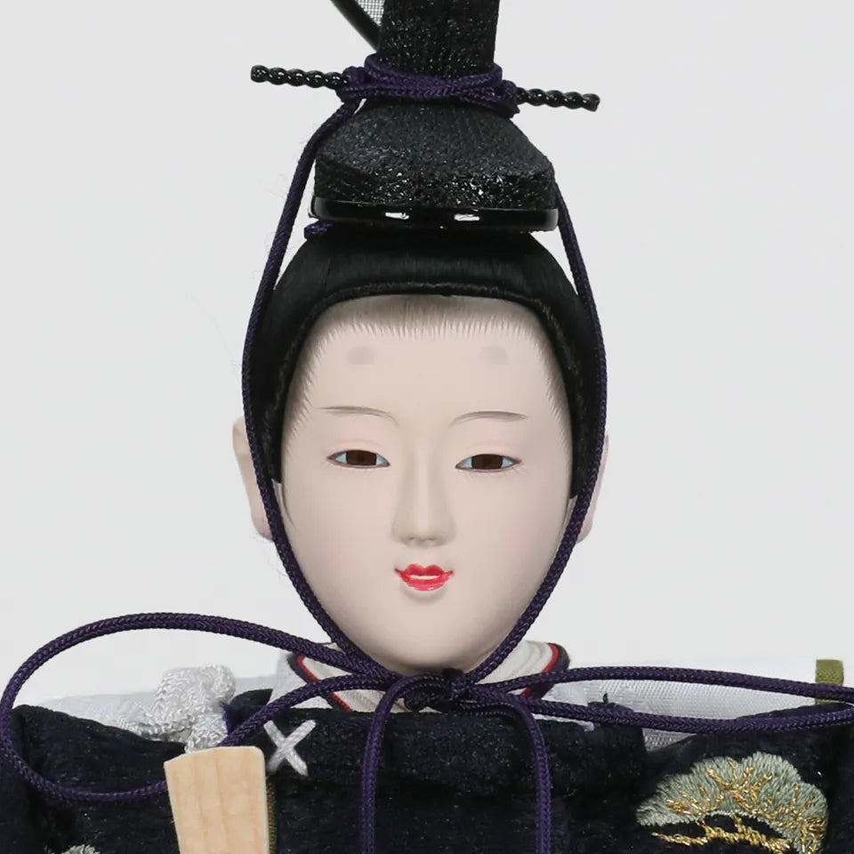 鶴の古代　【和楽収納飾台・屛風】