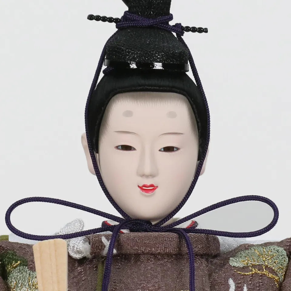 鶴の草木染　【和楽収納飾台・屛風】