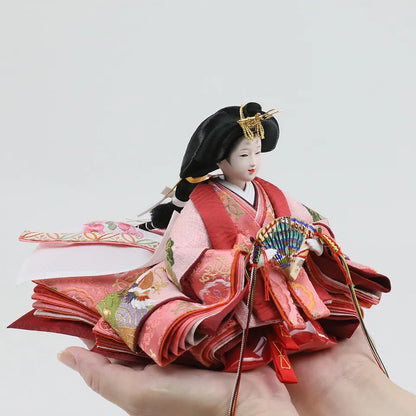 鶴の春　【喜楽収納飾台・屏風】