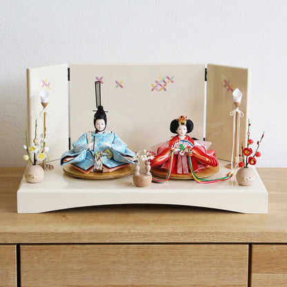 あお桜　【アーチ飾台・七宝屏風】