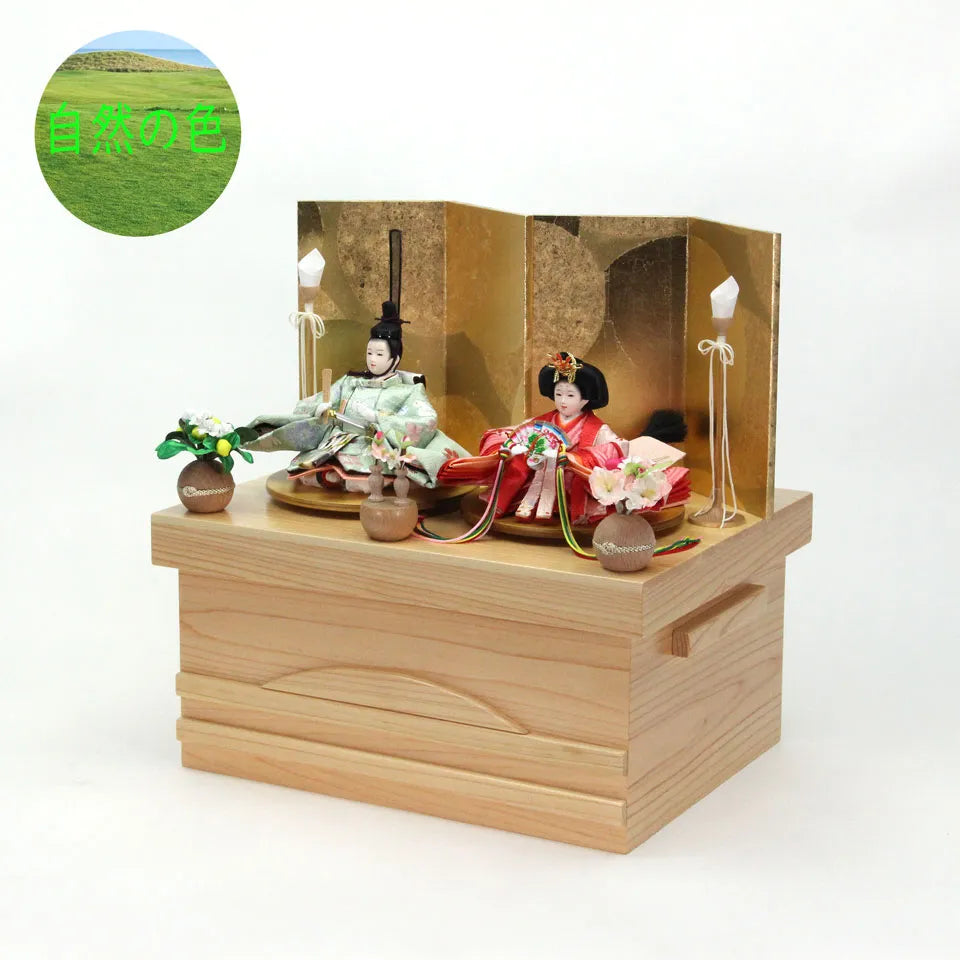 小うさぎ　【桧収納・円金屏風】